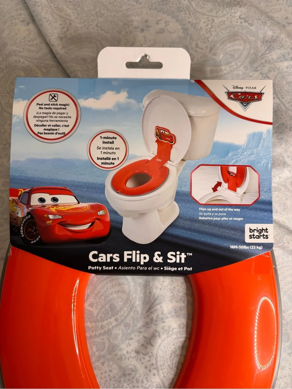 Cars Flip & Sit Red Potty Seat